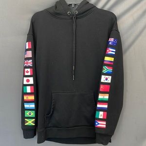 🏳️‍🌈MULTI COLOR HOODIE FLAG SWEATSHIRT. DRY CLEANED ONLY‼️ SZ S